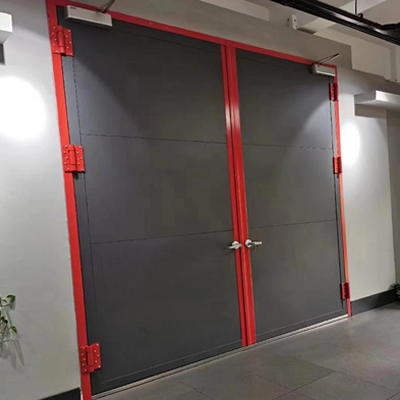 Super-large thermal insulation fire door