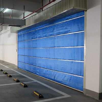 Inorganic cloth (composite) fireproof shutter door