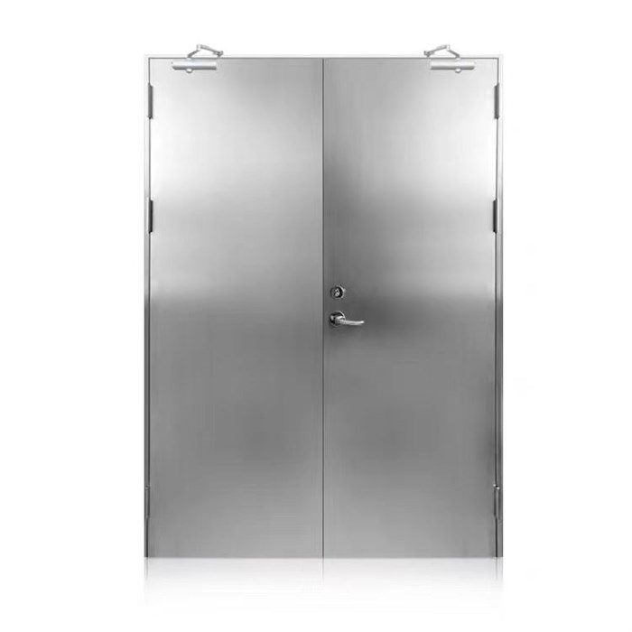 Stainless steel heat insulation fire door